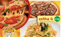 Últimas Horas! Rodízio Completo no Esfiha e Cia (Filial North): Pizzas + Massas + Esfihas, de R$ 28,90 por R$ 17,90. Compre quantos desejar e chame aí uma ruma de amigos!