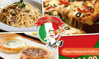 Recém inaugurado, o Restaurante Italiano Divina Massa já é sucesso! Rodízio de Massas Completo (Pizzas + Massas + Esfihas) por apenas R$ 16,90. Compre quantos desejar e chame aí uma ruma de amigos!