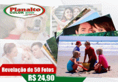 Revelação de fotos em Fortaleza é com a qualidade e 23 anos de experiência da Planalto Color! Revelação Digital de 50 fotos em papel fotográfico Kodak de alta qualidade, fosco ou brilhante, 10x15cm, de R$40 por R$24,90.